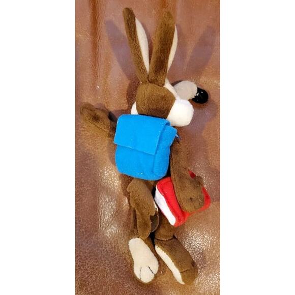 1999 Warner Brothers WB Wiley Wile E Coyote Stuffed Animal Plush Toy Replacement - Picture 3 of 6